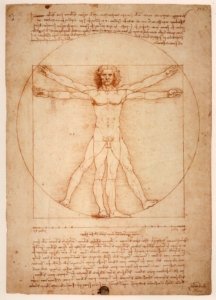 Proportionsschema von da Vinci